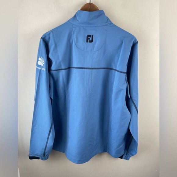 FootJoy Men's Sport 1/2 Zip Performance Golf Windshirt (S) Indigo Blue #28203 - Picture 6 of 14